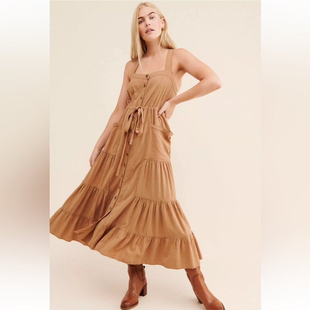 (See description) Free People Catch The Breeze Midi Dress 🌵Small